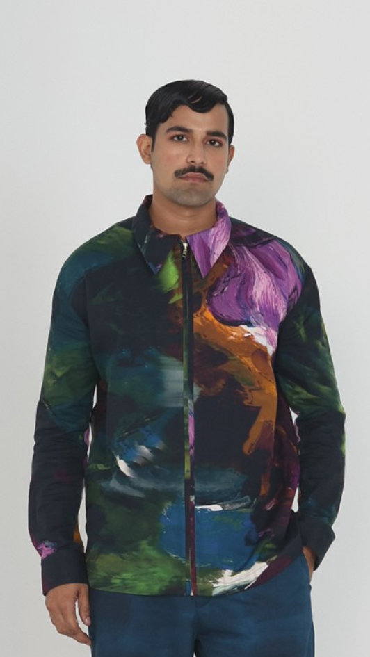 Interlude zipup shirt