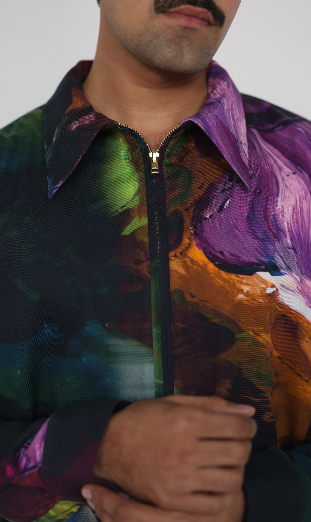 Interlude zipup shirt