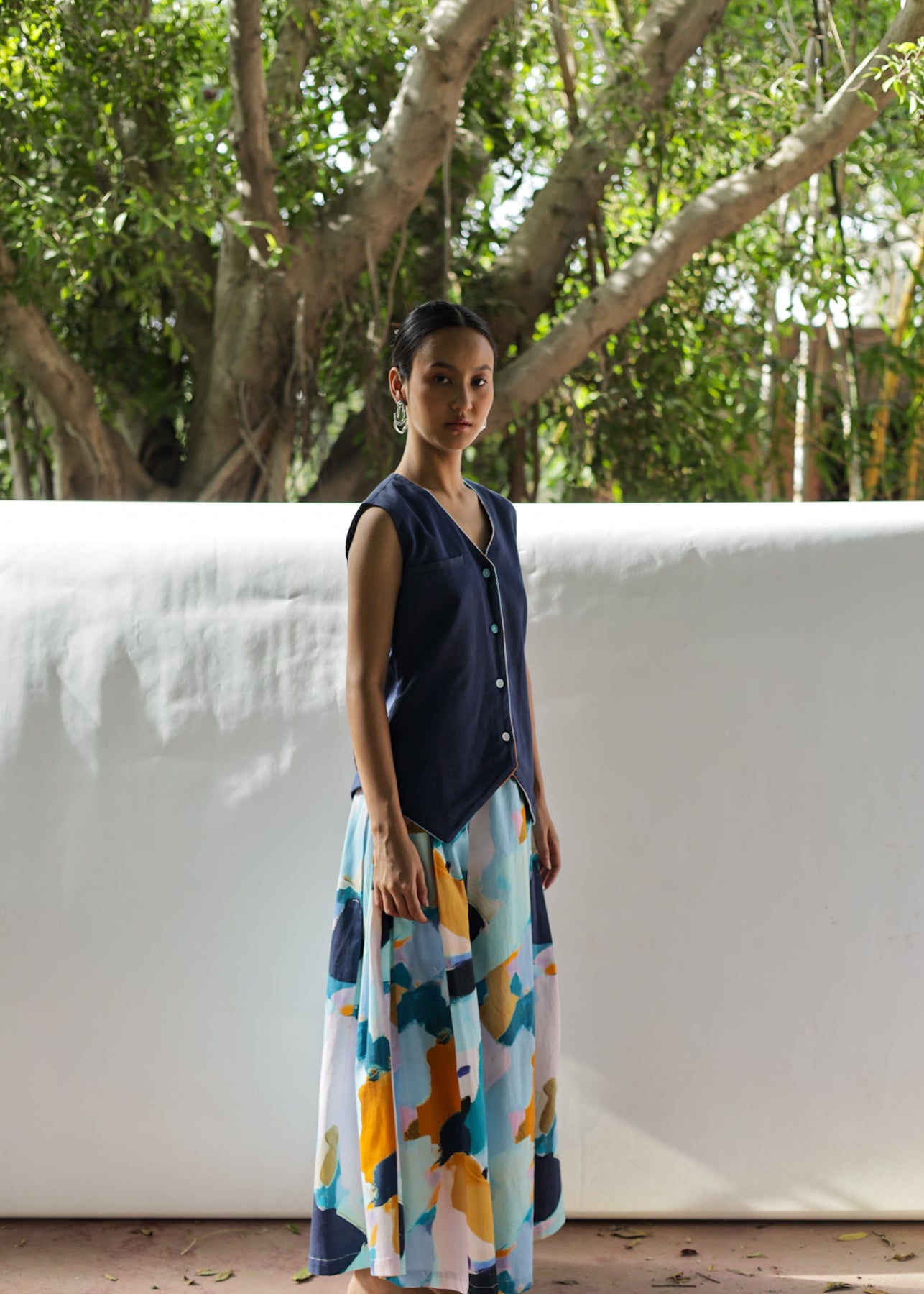 Lapis Whisper Skirt