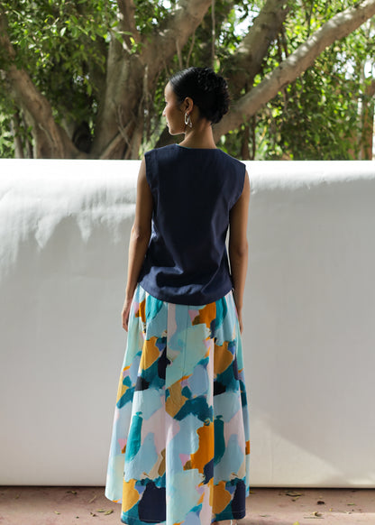 Lapis Whisper Skirt