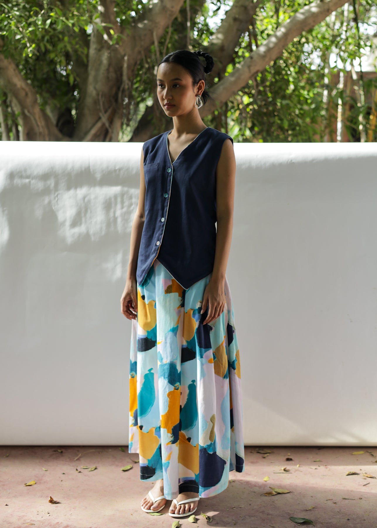 Lapis Whisper Skirt