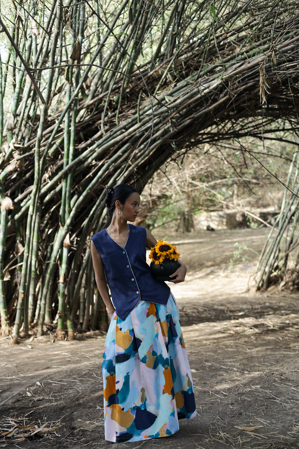 Lapis Whisper Skirt